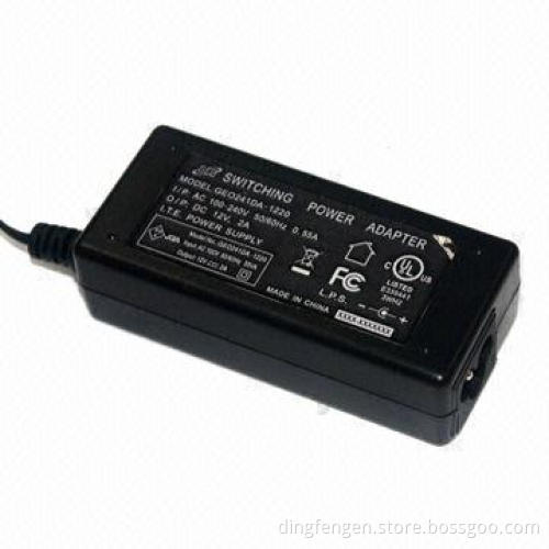 Desktop Power Supply, 12V/2A with Full Safety Approvals